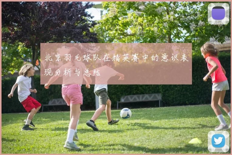 北京羽毛球队在精英赛中的意识表现分析与总结