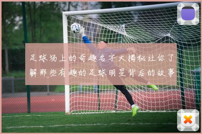 足球场上的奇趣名字大揭秘让你了解那些有趣的足球明星背后的故事